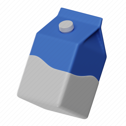 Milk, water, drink 3D illustration - Download on Iconfinder