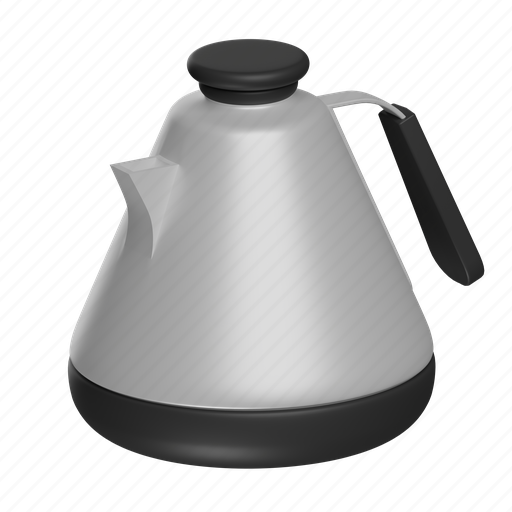 Teapot, kettle, drink, kitchen 3D illustration - Download on Iconfinder