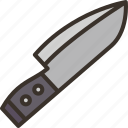 knife, cut, blade, butcher, cooking