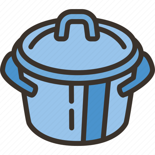 Pot, lid, soup, cooker, utensil icon - Download on Iconfinder
