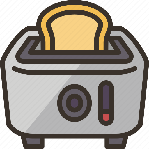 Toaster, bread, breakfast, kitchenware, appliance icon - Download on Iconfinder