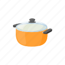 cartoon, cooking, food, lid, pan, pot, white