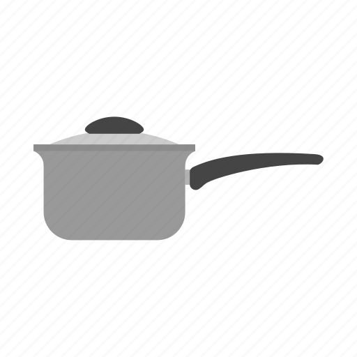 Pan, pot, saucepan, cap, handle, kitchenware, small icon - Download on Iconfinder