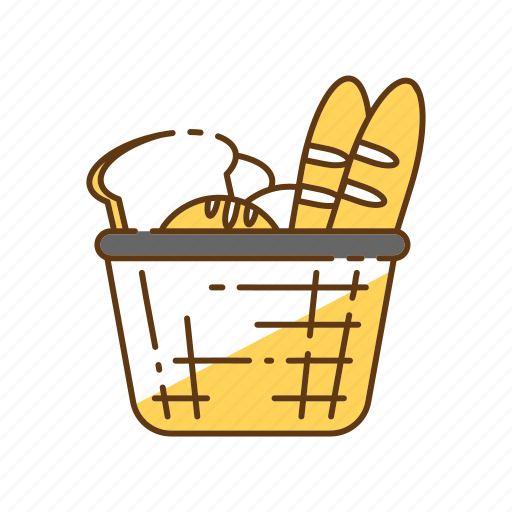 Basket, food, fresh, grocery, market, store, supermarket icon - Download on Iconfinder