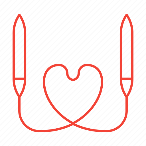 Hand, knitting, made, needles icon - Download on Iconfinder