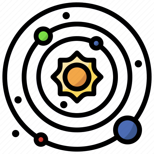 Astronomy, education, orbit, planet, science, solar, system icon - Download on Iconfinder