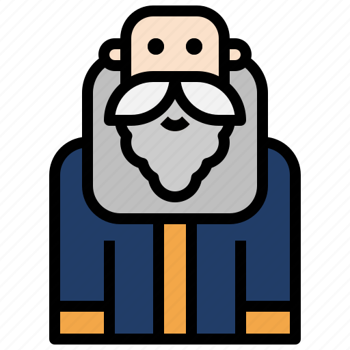 Beard, education, man, teacher, user, wise icon - Download on Iconfinder