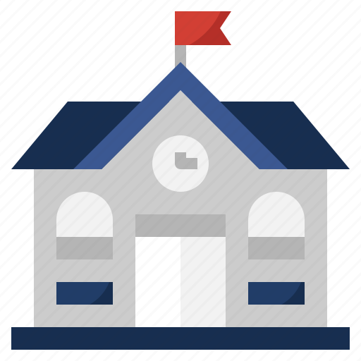 Architecture, buildings, city, college, education, high, school icon - Download on Iconfinder