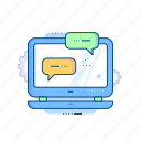 digital, marketing, chat, message, email, communication, bubble, meeting