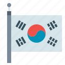country, flag, korea, korean, south