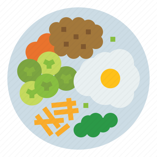 Bibimbab, bibimbap, food, korea, traditional icon - Download on Iconfinder