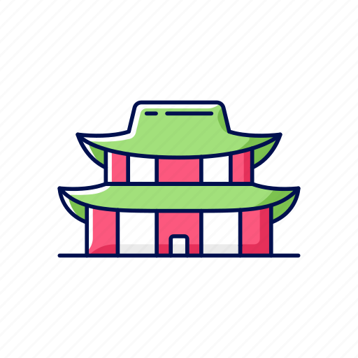 Palace, korean, asian, traditional icon - Download on Iconfinder