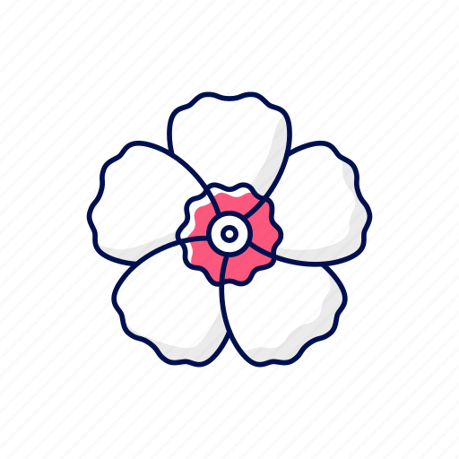 Hibiscus, flower, korean, asian icon - Download on Iconfinder