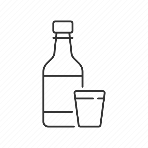 Soju, south korea, bottle, alcohol icon - Download on Iconfinder