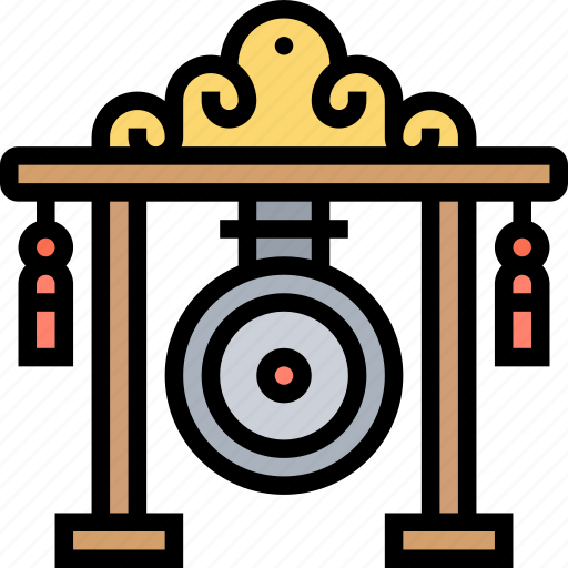 Gong, instrument, oriental, music, traditional icon - Download on Iconfinder