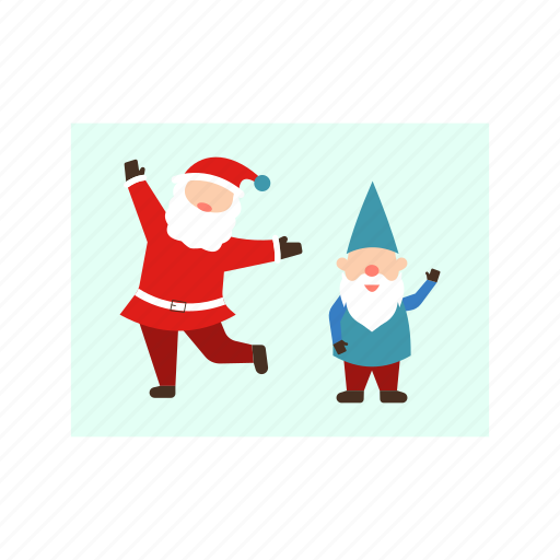 Santa, claus, dancing, enjoying, christmas icon - Download on Iconfinder