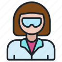 lab, science, flask, experiment, laboratory, scientist, female, woman