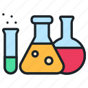 lab, science, flask, experiment, laboratory, solution, test, tube