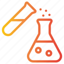 lab, science, flask, experiment, laboratory, solution, pour