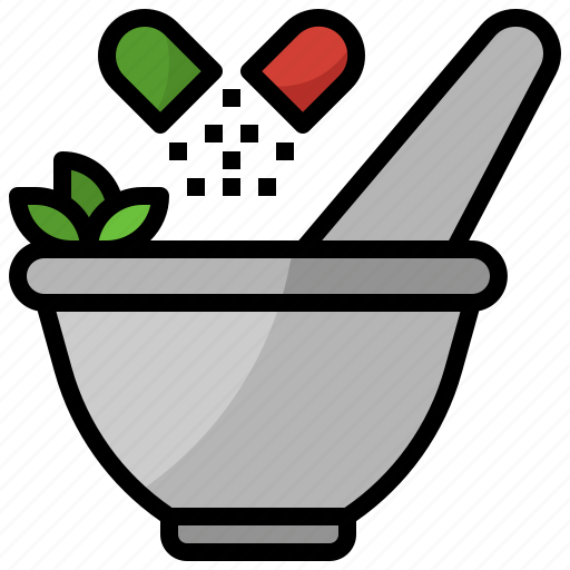 Food, grinding, healthcare, medical, mortar, pestle, restaurant icon - Download on Iconfinder