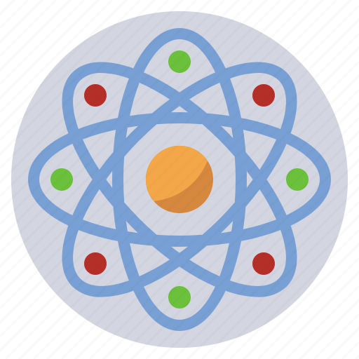 Atom, atomic, electron, healthcare, medical, nuclear, physics icon - Download on Iconfinder