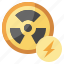 alert, energy, industry, nuclear, radiation, radioactive, signaling 