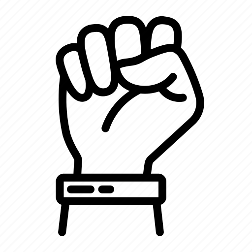 Fist, hand, labor day, gesture icon - Download on Iconfinder
