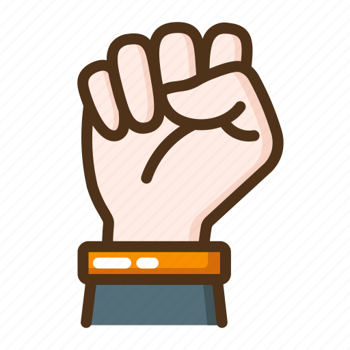 Fist, hand, gesture, labor day icon - Download on Iconfinder