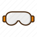 glasses, goggles, safety, construction