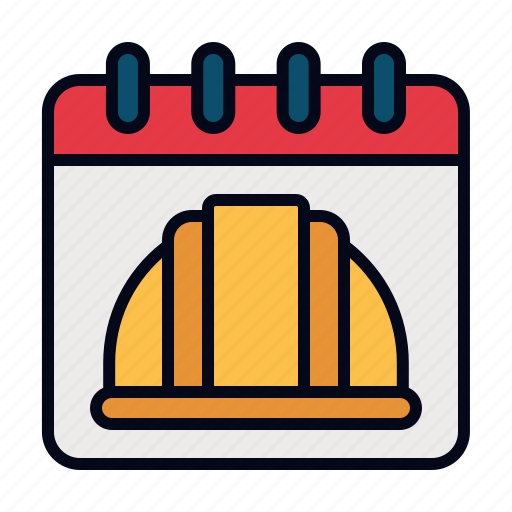 Labor, calendar, helment, labour, cultures, date, event icon - Download on Iconfinder