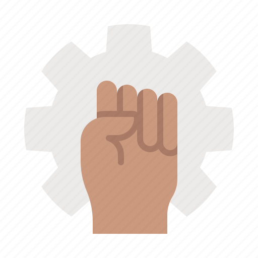 Hand, gear, services, industry, support, setting, fix icon - Download on Iconfinder