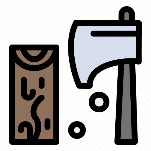 Axe, construction, cutting, tool, wood icon - Download on Iconfinder
