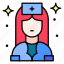 avatar, nurse, people, person, profile 