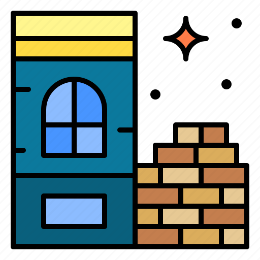 Brick, buildings, construction, estate icon - Download on Iconfinder