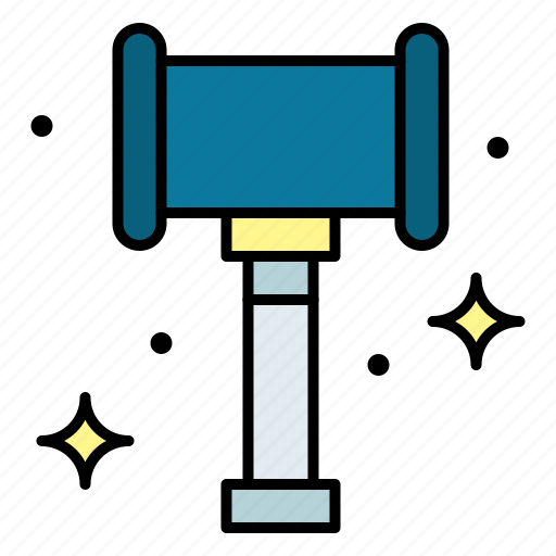 Comic, hammer, marvel, iron, repair icon - Download on Iconfinder