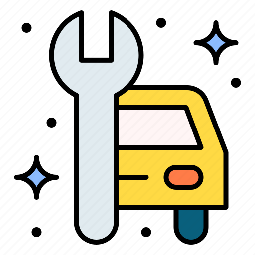 Car, repair, service, auto, vehicle, wrench icon - Download on Iconfinder