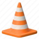 road, cone, labour, illustration, 3d cartoon, isolated, labor day, holiday, construction, worker 