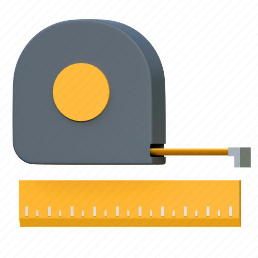 Measuring, tape, labour, day, icon, 3d, illustration 3D illustration - Download on Iconfinder