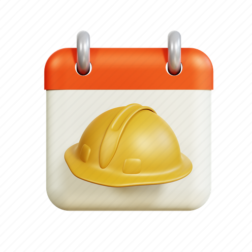Labor, helmet, isolated, industry, industrial, safety, head 3D illustration - Download on Iconfinder