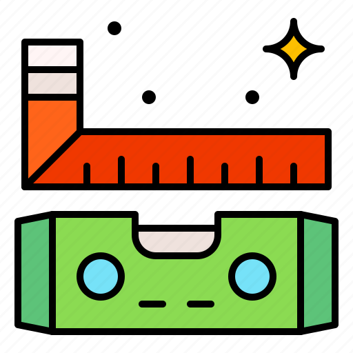 Constriction, gadget, construction, labor, tool, gauge, leveling icon - Download on Iconfinder