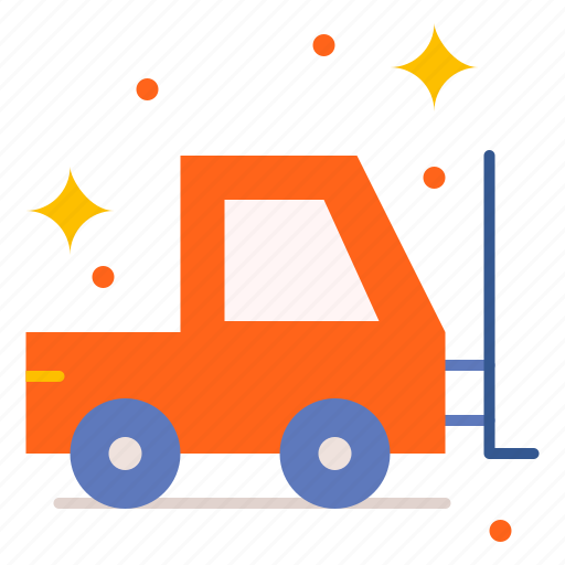 Lifter, delivery, fork, lift, forklift, truck, vehicle icon - Download on Iconfinder