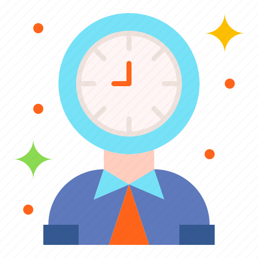 Clock, time, working, hours, user, avatar icon - Download on Iconfinder