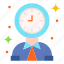 clock, time, working, hours, user, avatar 