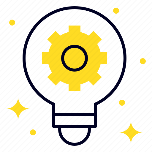 Engineering, gear, idea, innovation, bulb icon - Download on Iconfinder