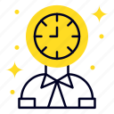 clock, time, working, hours, user, avatar