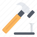 hammer, improvement, equipment, construction and tools, home repair