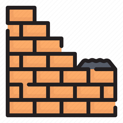 Brickwall, contractor, wall, bracket, construction, tools, builder icon - Download on Iconfinder