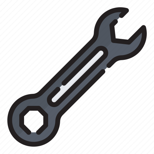 Wrench, device, engineering, labor, repair, work, construction and tools icon - Download on Iconfinder