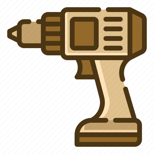 Screwdrive, hammer, drill, tool, homerepair, drilling machine, construction and tools icon - Download on Iconfinder