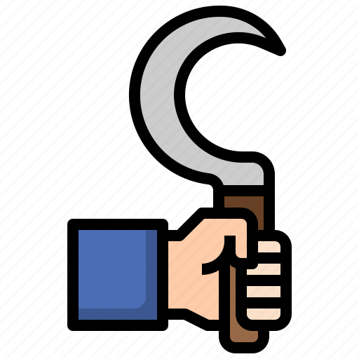 Sickle, farming, gardening, construction, tools, tool, labor icon - Download on Iconfinder
